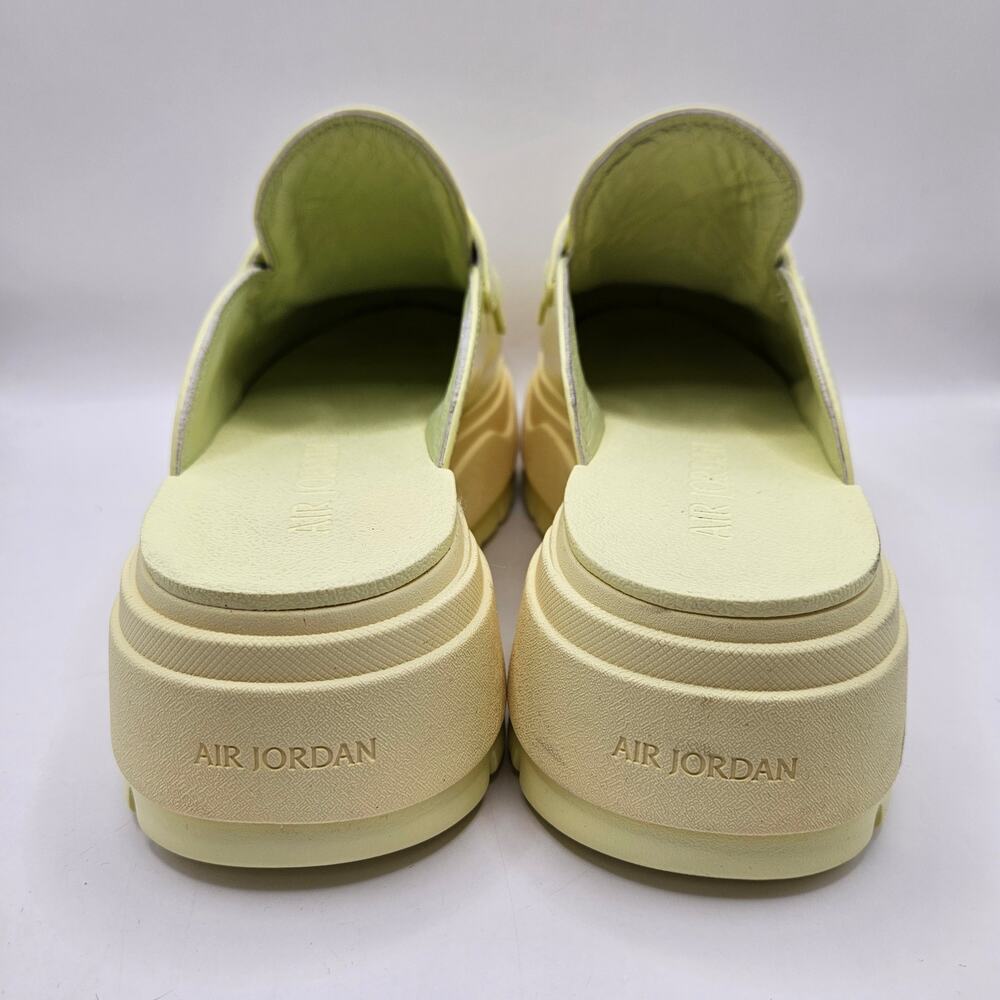 NIKE AIR JORDAN WOMEN'S 9 CHUNKY PLATFORM MULE SLIP ON LUMINOUS GREEN NWOB - Picture 3 of 7